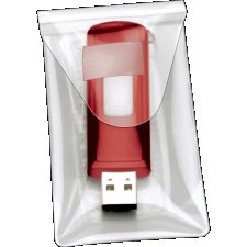 Cardinal® HOLDit!® USB Pockets, Clear, 6/pkg