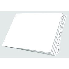 Cardinal® Write 'n Erase Dividers, 5 Tabs