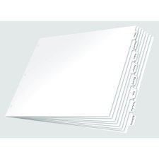 Cardinal® Write 'n Erase Dividers, 8 Tabs