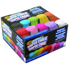 Crayola® Super Chalk, Assorted Colours, 10/pkg