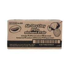 Crayola® Air-Dry Clay, 10 lb, Multi-Colour, 4/pkg