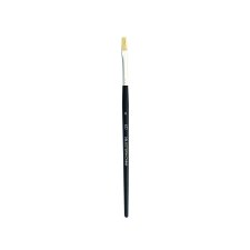 DBLG Flat Hog Hair Paint Brush, 577-8, Black, 12/box