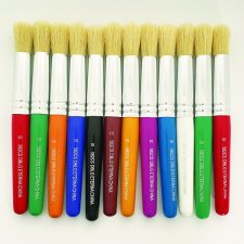 DBLG Hog Hair 582CS-10 Paint Brushes, 12/pkg