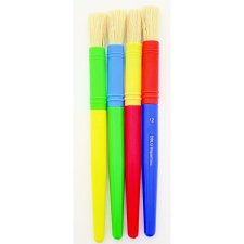 DBLG Junior Brushes, 12mm, Assorted Colours, 4/pkg