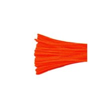 DBLG Chenilles, 12" x 4mm, Orange, 100/pkg