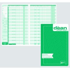 Dean Payroll Book, 24 Employees, Bilingual