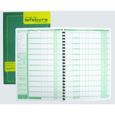 Dean Payroll Book, 16 Employees, Bilingual