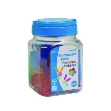 EDX Education® Junior Rainbow Pebbles®, Assorted Colours, 36/jar