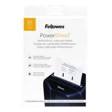 Fellowes® Powershred® Performance+ Lubricant Sheets, 10/pkg