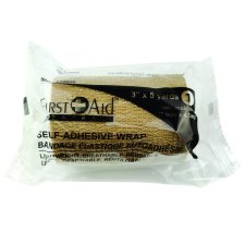 First Aid Central® Self-Adhering Wrap Bandages, 3" x 15"