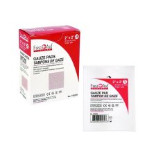 First Aid Central® Sterile Gauze Pads, 2" x 2", 25/pkg