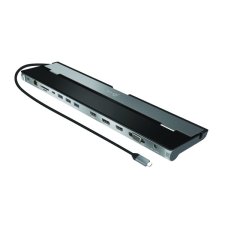 j5create® USB-C® Triple Display Docking Station, Black