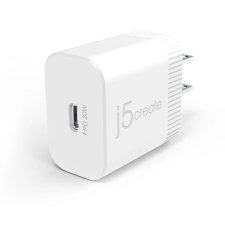 j5create® USB-C® Wall Charger, 20W, White