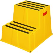 Kleton® Industrial Step Stool, 2 Step, Yellow
