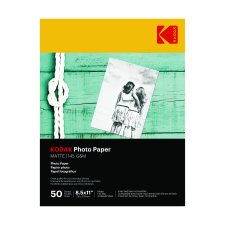 Kodak Picture Paper, 8-1/2" x 11", 50 shts/pkg