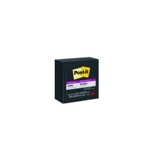 Post-it® Super Sticky Notes Cubes 3" x 3" 70 Sheets Black 5 pads/pkg