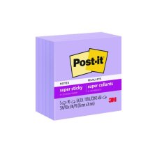Post-it® Notes Cubes, 3" x 3", Orchid Frost Lavender, 5/pkg