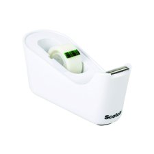 Scotch® C18 Desktop Tape Dispenser, White