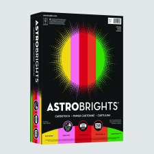 Neenah Astrobrights® Cardstock, Letter, Assorted Vintage Colours, 250/pkg
