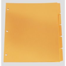 Oxford® Plain Tab Dividers, 5-Tabs