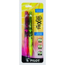 Pilot® FriXion® Light Erasable Highlighters, Yellow/Pink, 2/pkg