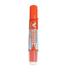 Pilot&reg; BeGreen&reg; V-Board Master Dry Erase Marker, Bullet Tip, Orange, 10/bx