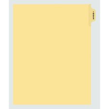 Legal Exhibit Index Dividers, Buff, 25/pkg