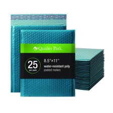 Quality Park® Bubble Mailers, Blue, 8-1/2" x 11", 25/bx