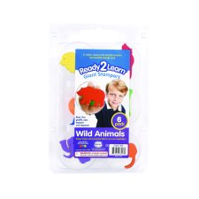 Ready 2 Learn&reg; Giant Stampers, Wild Animals, 6/pkg