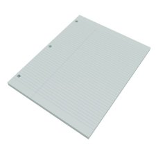 Davis Group Legal Supplies Trial/Evidence/Exam Ruled Paper, 8-1/2" x 11, White, 100 sheets/pkg