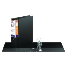 Davis Group Deluxe QuickFit® Heavy Duty D-Ring File Binder, 2", Black