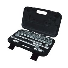 Aurora Tools® 29-Piece 1/2" Drive S.A.E/Metric Socket Set