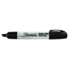 Sharpie® King Size Marker, Chisel tip, Black