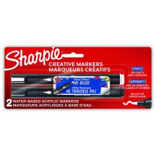 Sharpie® Creative Markers, Bullet tip, Assorted Colours, 2/pkg
