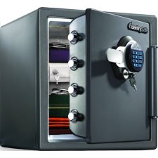 Sentry®Safe Fire and Water Electronic Safe, 1.23 cu. ft. Grey