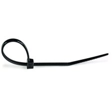 StarTech Cable Ties Nylon, 4", Black, 100/pkg