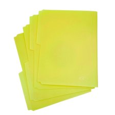 VLB FileMode Poly File Folders, 1/2 Cut, Letter, Manila, 12/pkg