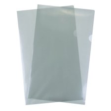 VLB FileMode View Folders, 14" x 8-1/2", Clear, 10/pkg