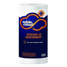White Cloud® Strong & Absorbent Kitchen Towel ,2-ply, White, 15 rls/pkg