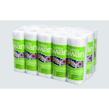 White Swan® 2-ply  Kitchen Towel, White, 15/pkg