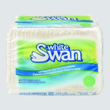 White Swan® 1-Ply Lunch Napkins, White, 200/pkg