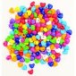 ArtWorks Heart Beads, Assorted Colours, 500/pkg