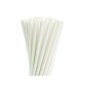ArtWorks Biodegradable Paper Straws, 7-5/8" x 1/4", White, 100/pkg