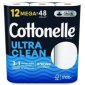 Cottonelle® Ultra CleanCare® 1-ply Bathroom Tissue, White, 4 pkg/cse