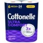 Cottonelle&reg; Ultra Comfort 2-ply Bathroom Tissue, Mega Roll, White, 6 pkgs/cs