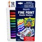 Crayola&reg; Doodle Markers, Fine tip, Assorted Colours, 12/pkg