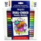 Crayola® Dual Ended Doodle Markers, Assorted Colours, 12/pkg