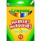Crayola® Markers, Fine Tip, Classic Colours, 12/pkg