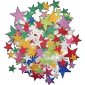 DBLG Self-Adhesive Foam Stars, Assorted Glitter Colours, 120/pkg