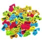 DBLG Self-Adhesive Foam Shapes, Vehicles, Assorted Colours, 64/pkg